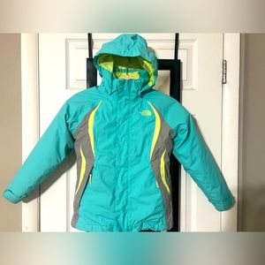 NorthFace Hyvent Triclimate Waterproof Ski Coat For Girls